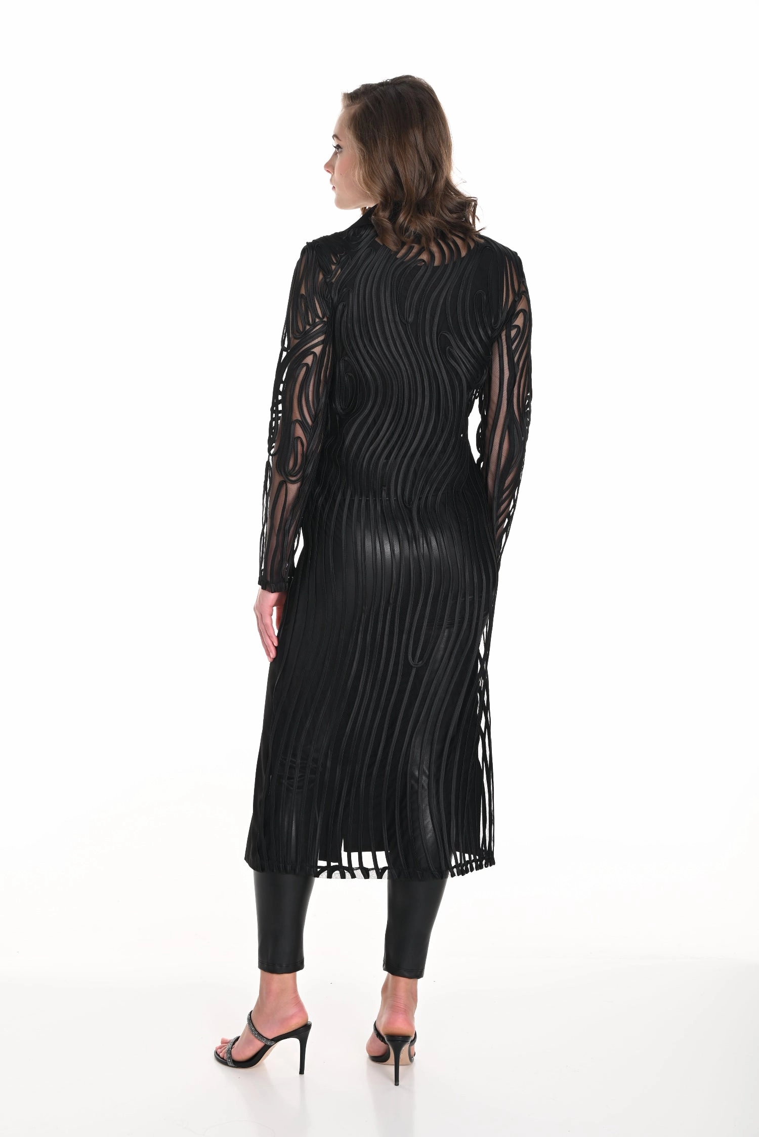 Frank Lyman - 244636U Applique Coat Ultra Lightweight Design