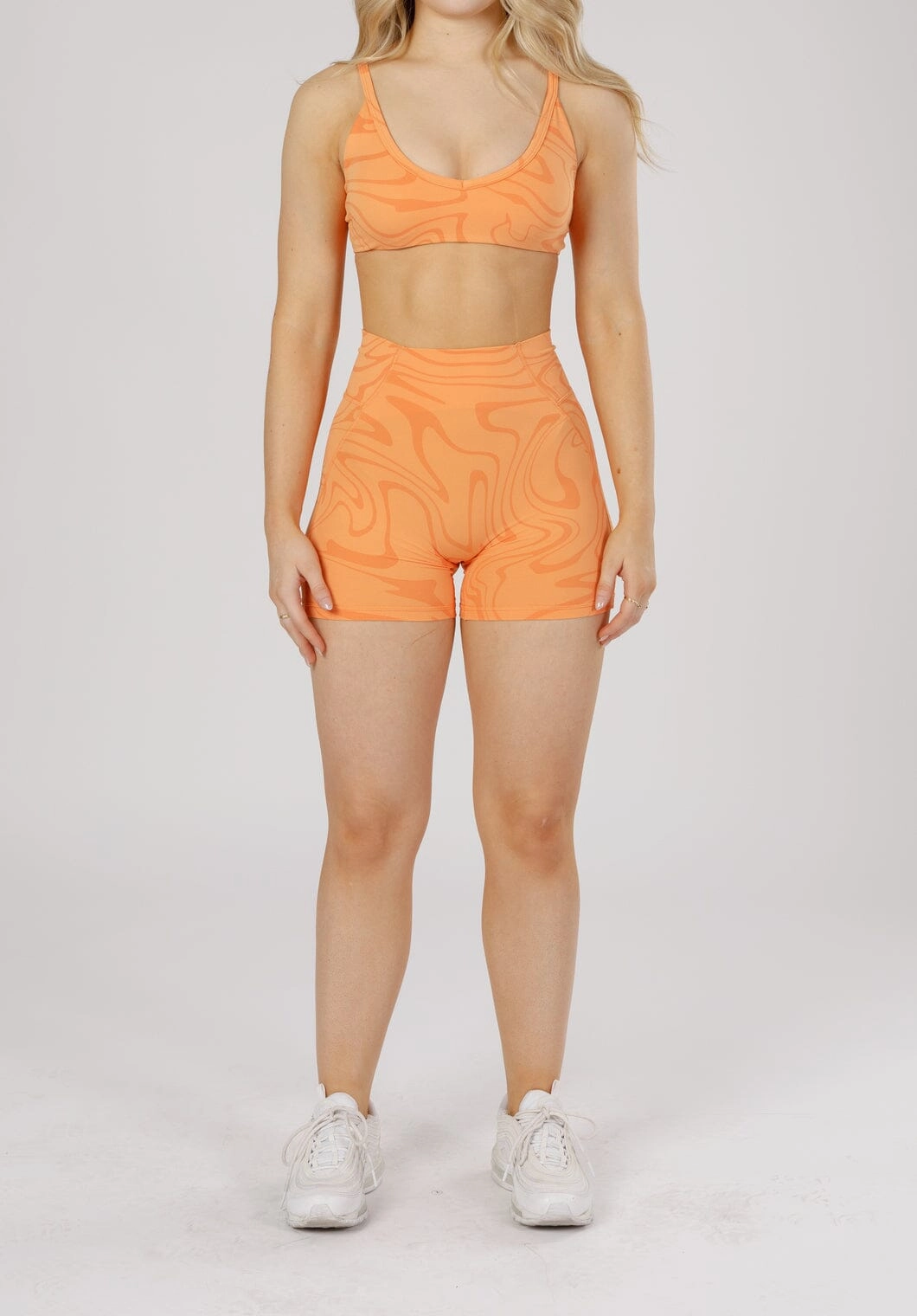 souvenir item Spandex shorts RecStretch DesB High Flow Sculptseam?  Plus Short Creamsicle