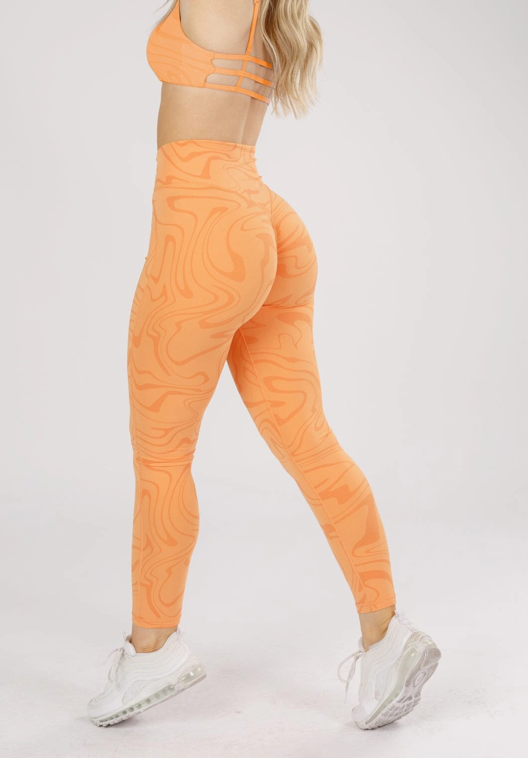 Airport Travel Active Lifestyle Neutral Wear RecStretch? DesB High Flow Sculptseam? Plus Legging Creamsicle