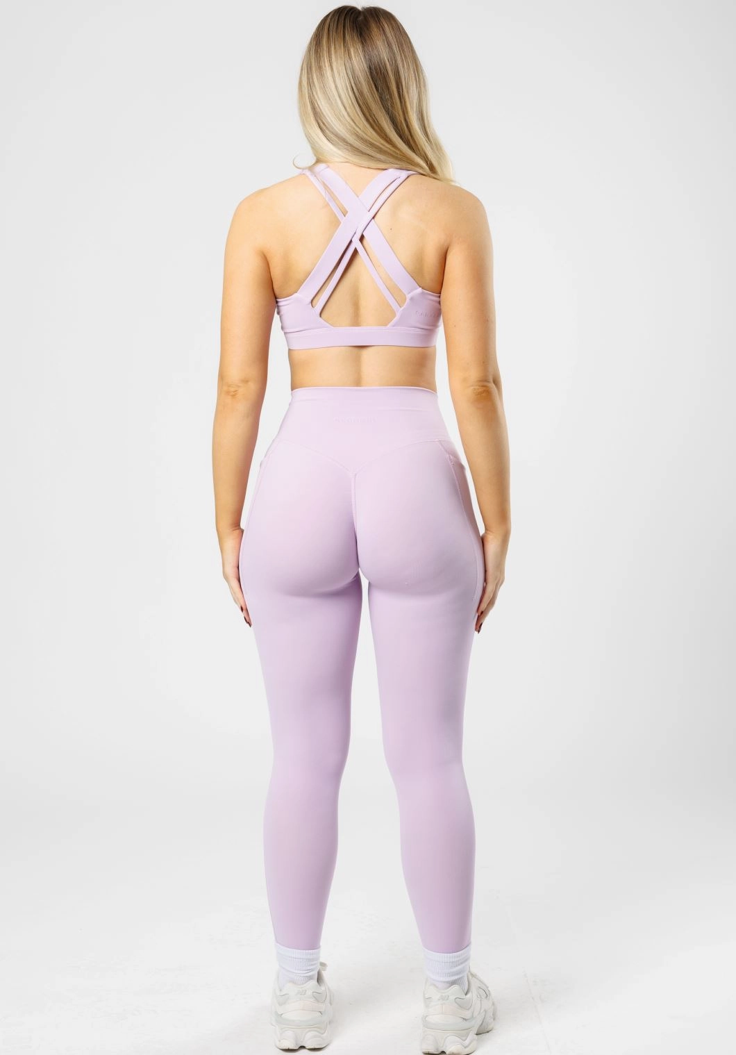 RecStretch? Empower Sculptseam? Plus Pocket Legging Pastel Lilac Everyday Essential Mountain Hike Eco Shopper