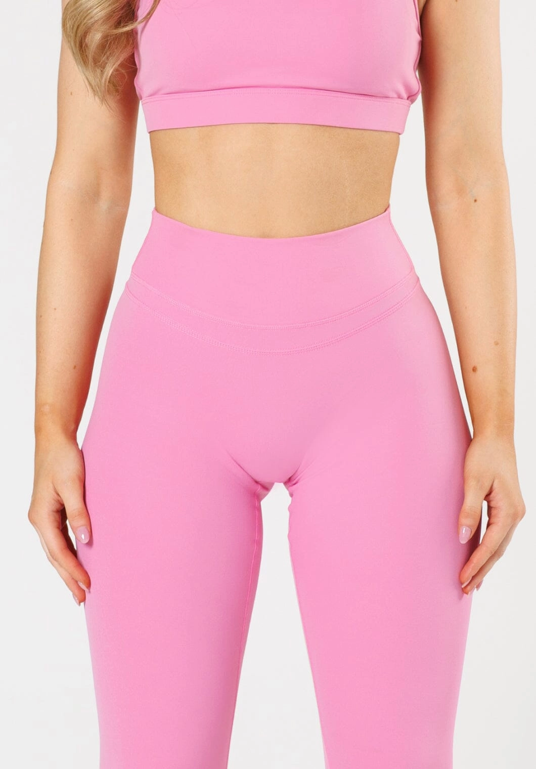 Pro Athlete Quick Dry City Walk Rib Knit RecStretch? Levitate Sculptseam? Plus Legging Milkshake