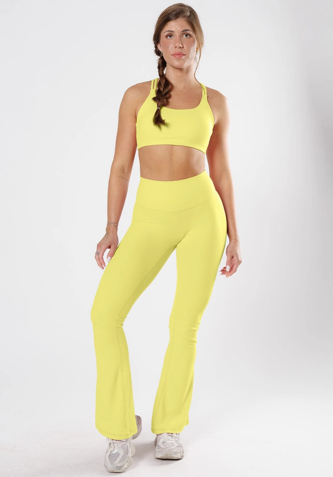 All Style RecStretch Original Sculptseam? Plus Essential Flare Legging 34" Lemonade