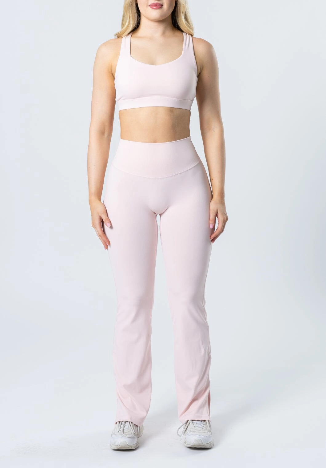 Layered Overlay Design Elastic Wear RecStretch Original Sculptseam? Plus Flare Legging 31" Sweet Tea