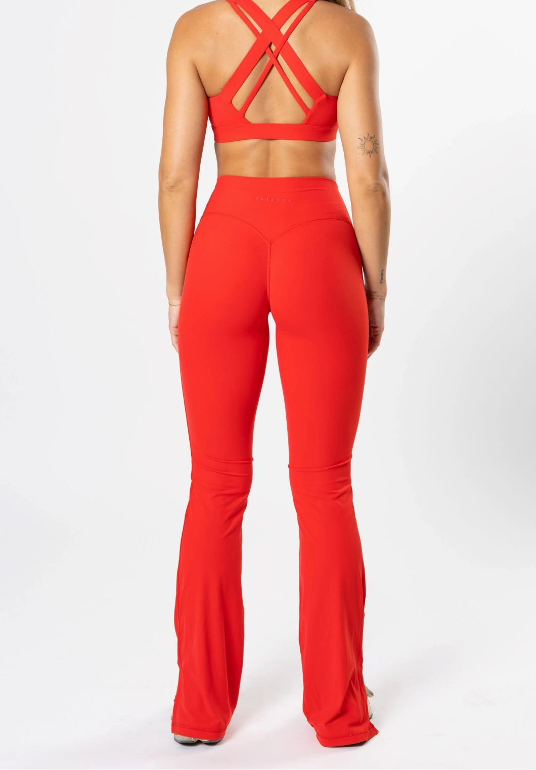 No Compression RecStretch Original Sculptseam? Plus Flare Legging 34" Hot Shot