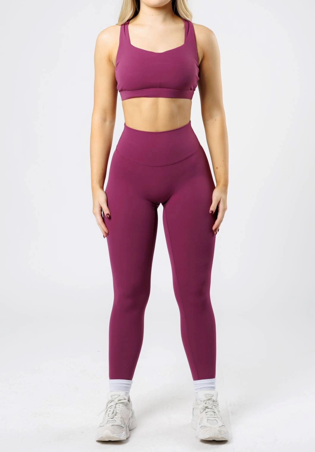 Friction Resistant RecStretch Original Sculptseam? Plus Legging Bright Violet
