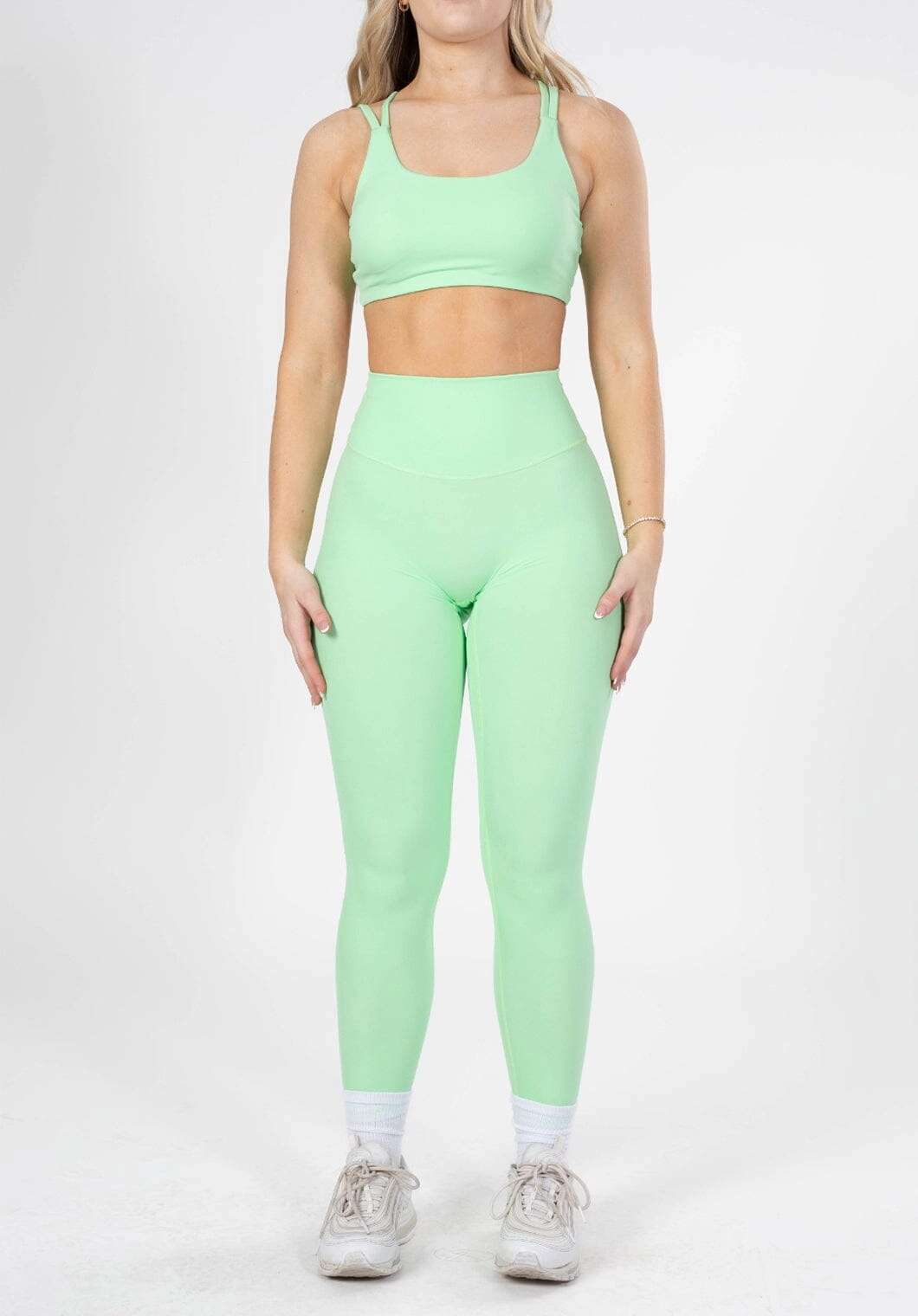 RecStretch Original Sculptseam? Plus Legging Mint Chip Stay Put Cuffs