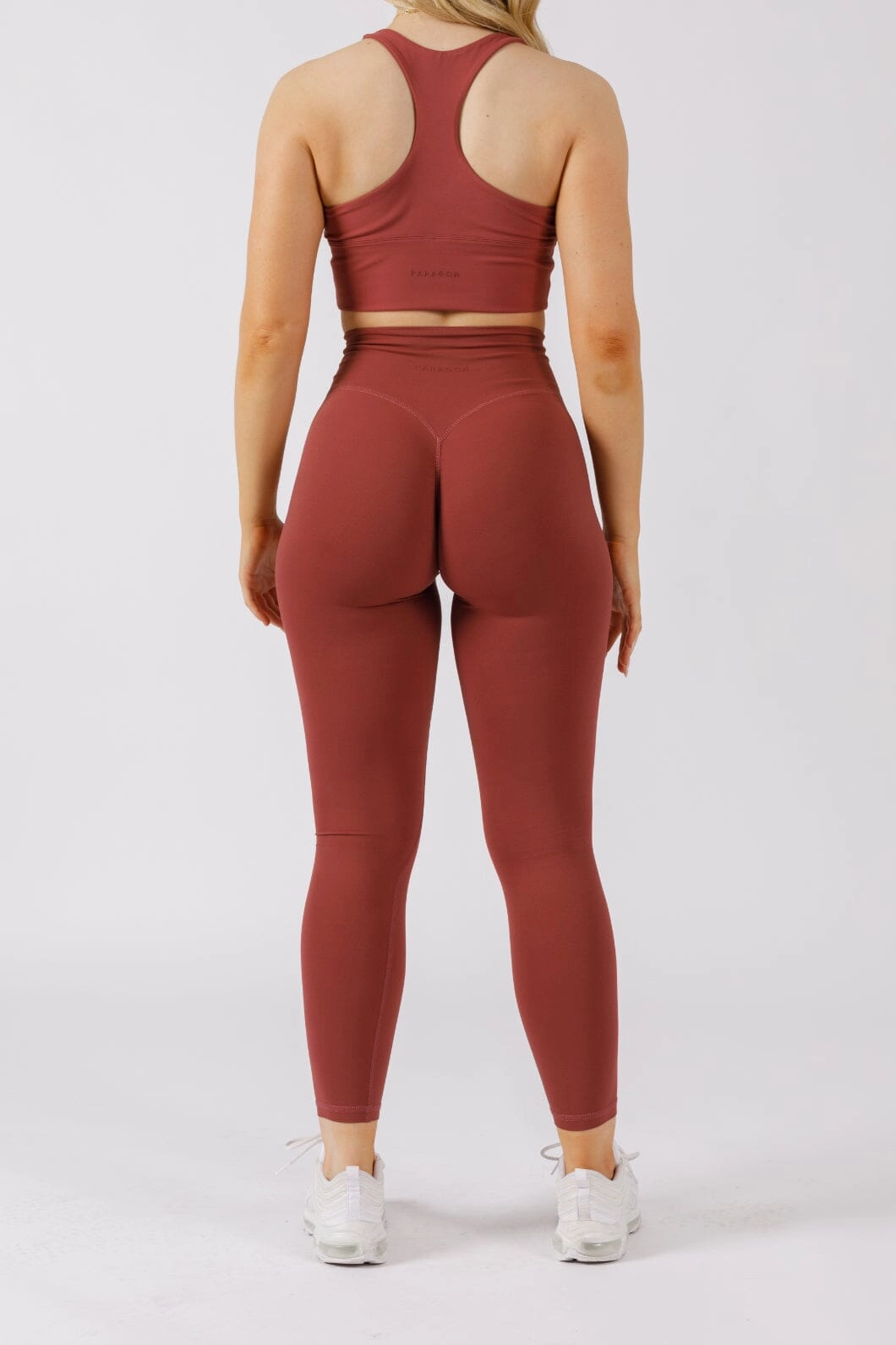 RecStretch Original Sculptseam? Plus Legging Strawberry Quartz Rubberized Waistband Edge