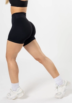 RecStretch Original Sculptseam? Short 5" Black Stay Cool Technology Microfiber Blend Fabric