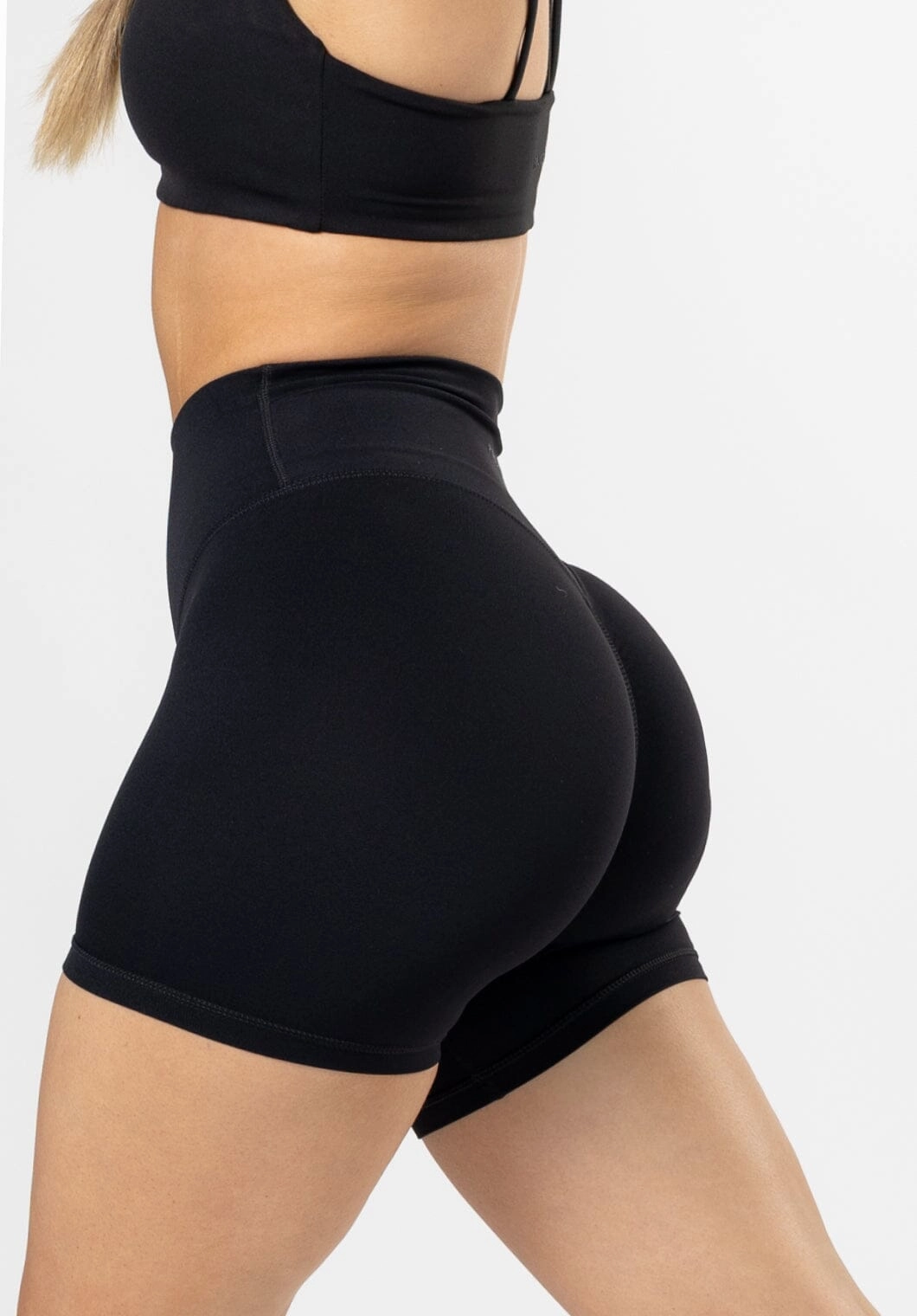 rayon fabric Minimal Waist RecStretch Original Sculptseam? Short 5" Black