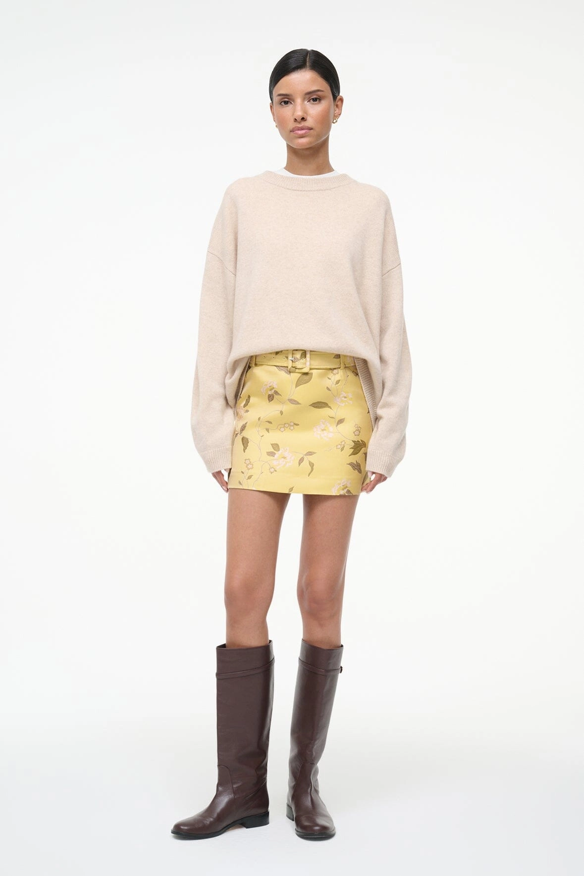 REESE SKIRT | WILDFLOWERS Twist Front Minimal Vibes