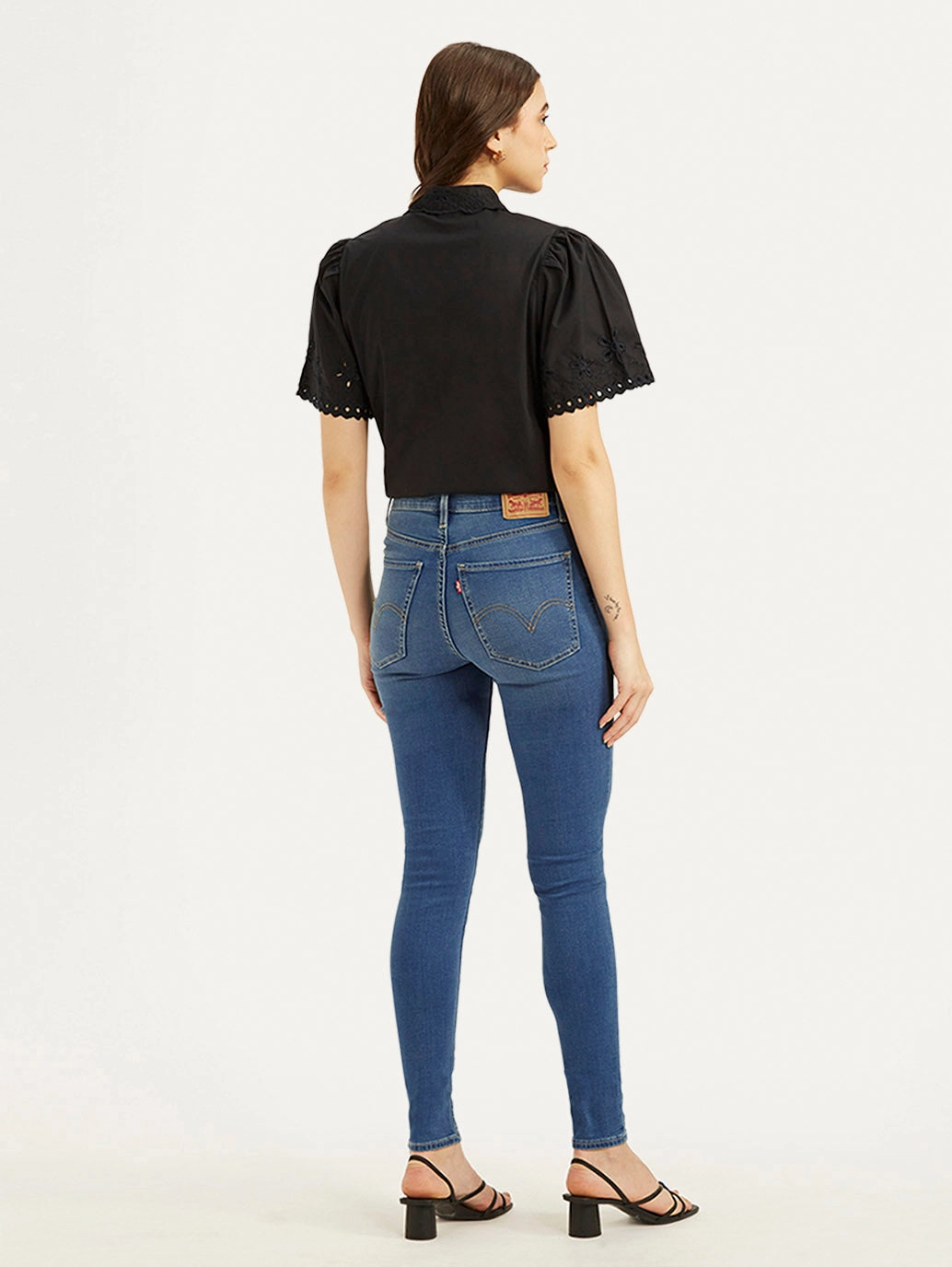 Everyday Wear Women's Blue Mile High Wide Leg Fit High Rise Jeans