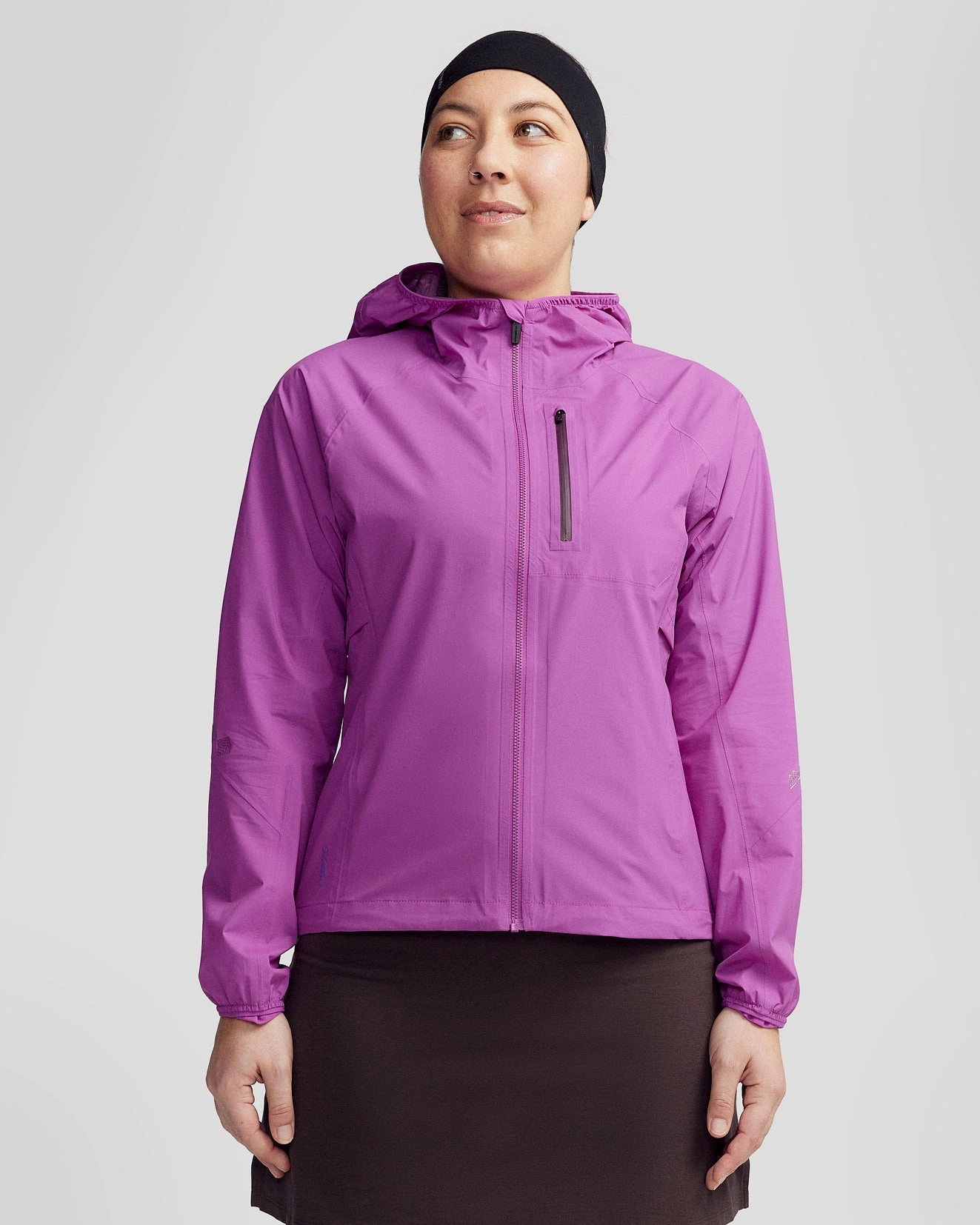 Women's Seeker 2.5L Rain Jacket - Vivid Purple Two Tone Design Canvas Make