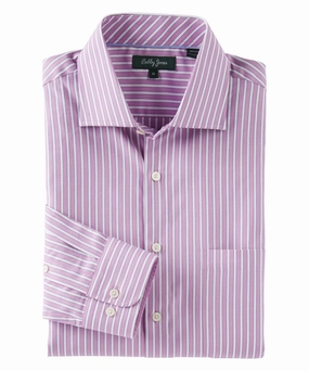 Country Escape Regimental Stripe Long Sleeve Sport Shirt