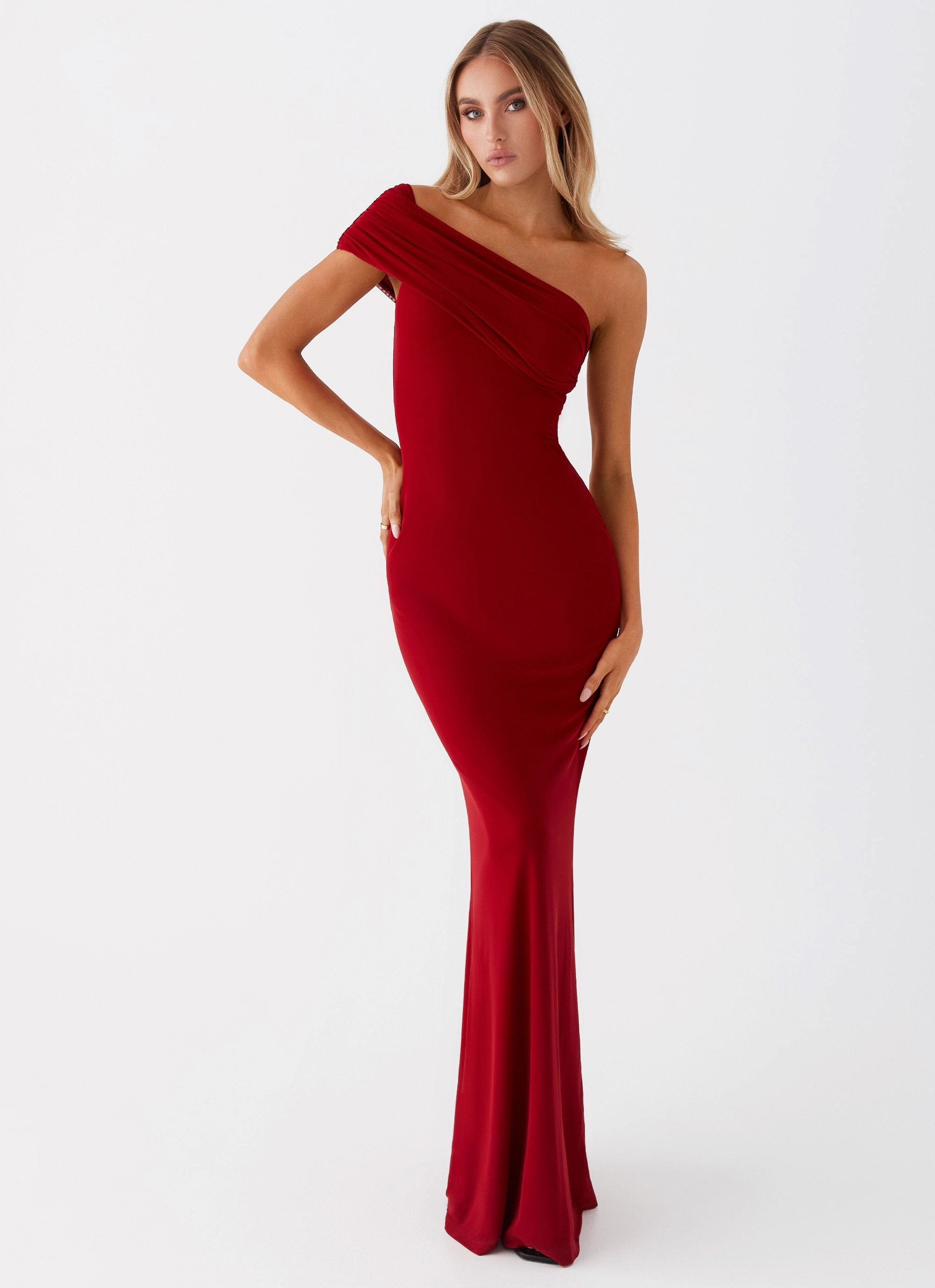Reine Maxi Dress - Red Urban Line EcoFriendlyDye