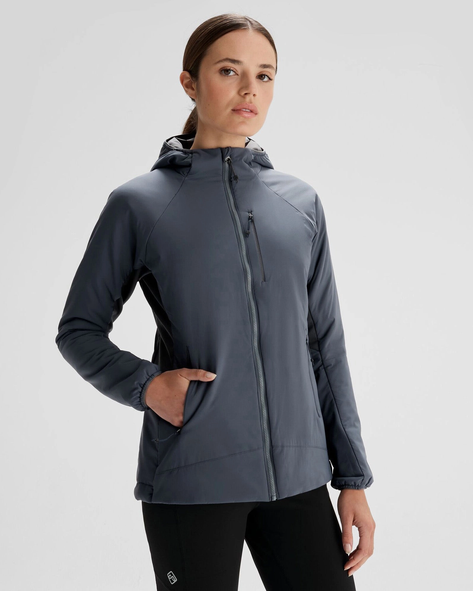 Anti Static Finish Women's Seeker PrimaLoft? Active Hooded Jacket - Night