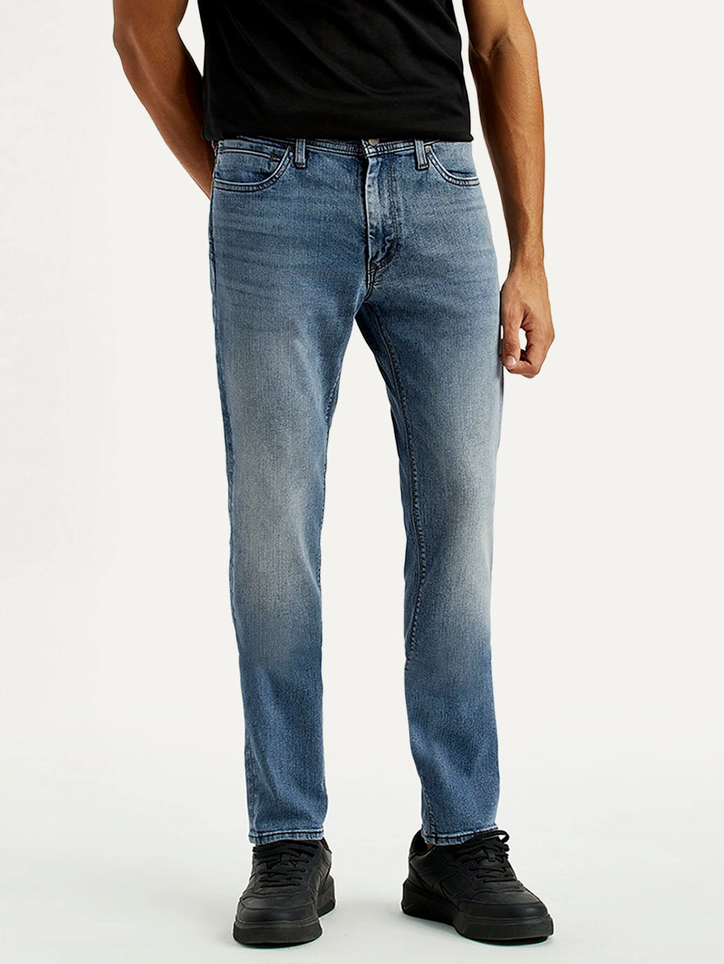 Spring Mood Smooth Work Meeting Soft Aesthetic Men's Redloop 511 Indigo Slim Fit Mid Rise Jeans