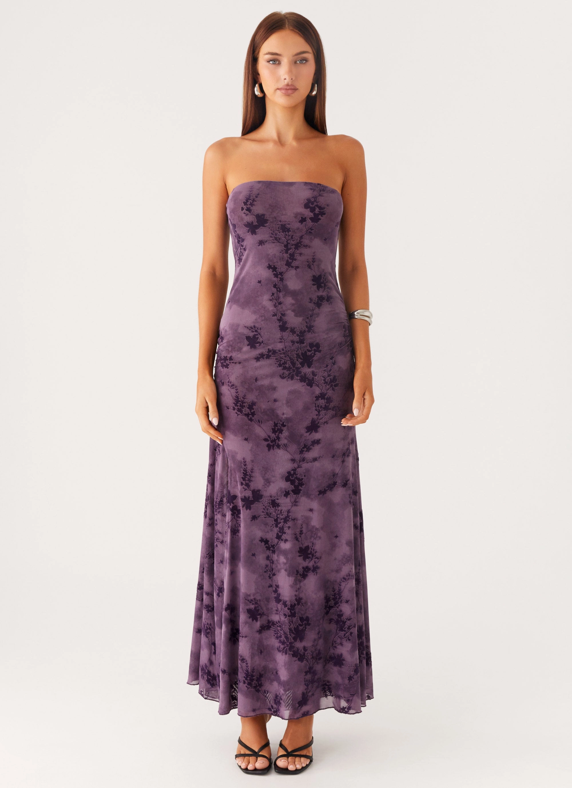 Alexandrite Midi Dress - Purple Perfect Layering Movement Feel