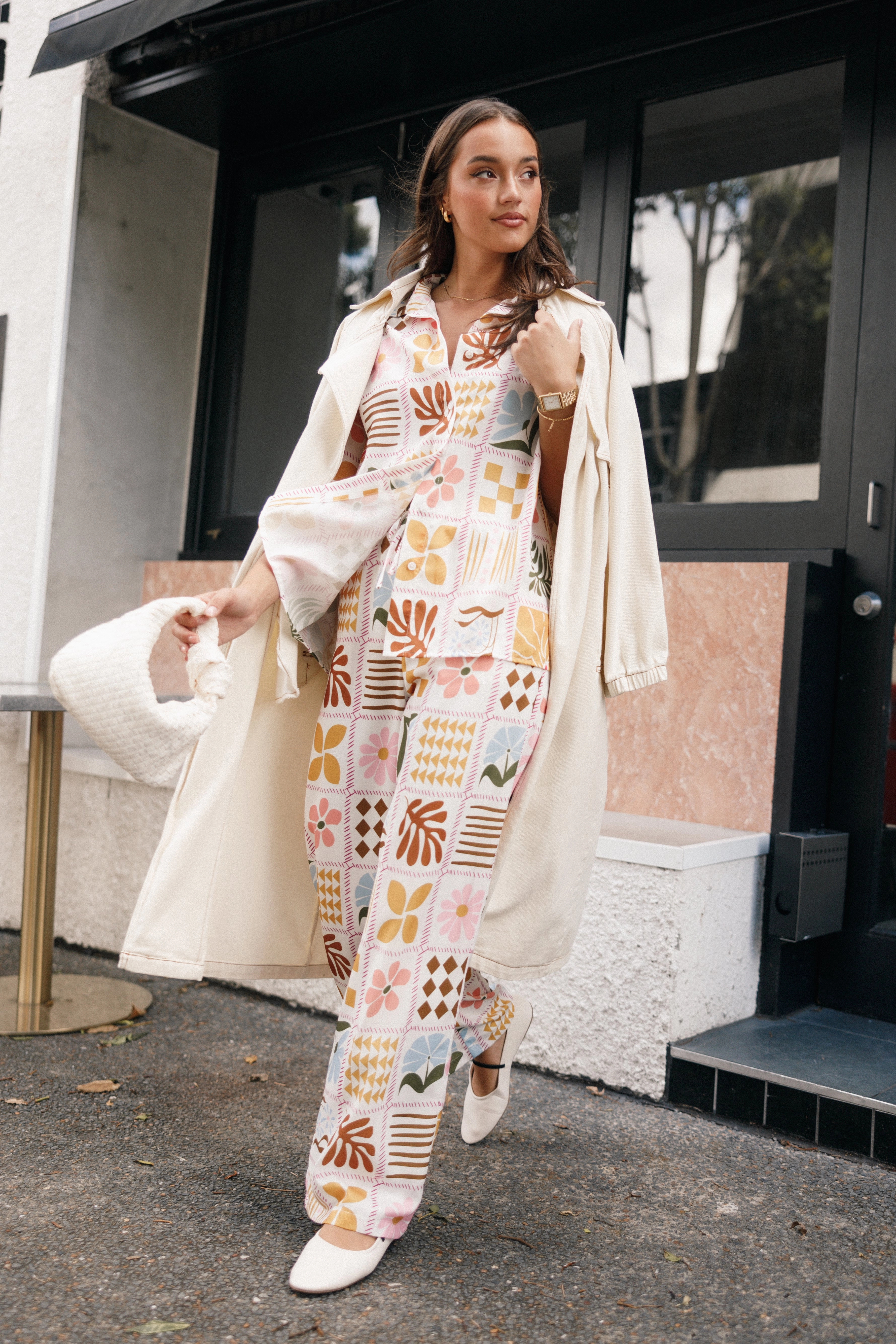 Urban Edge Shay Top - White Multi