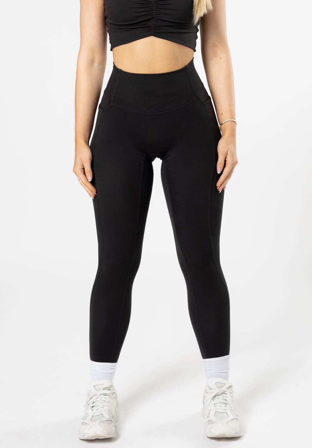 Reluna Dip Pocket Sculptseam? Legging Black Durable Elastic