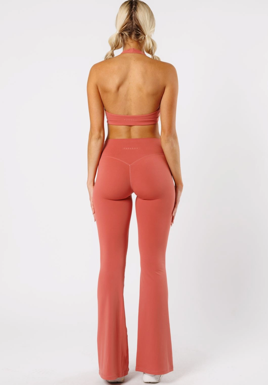 Reluna? Front Slit Sculptseam? Flare Leggings 34" Terra Slim and Comfortable Move Free