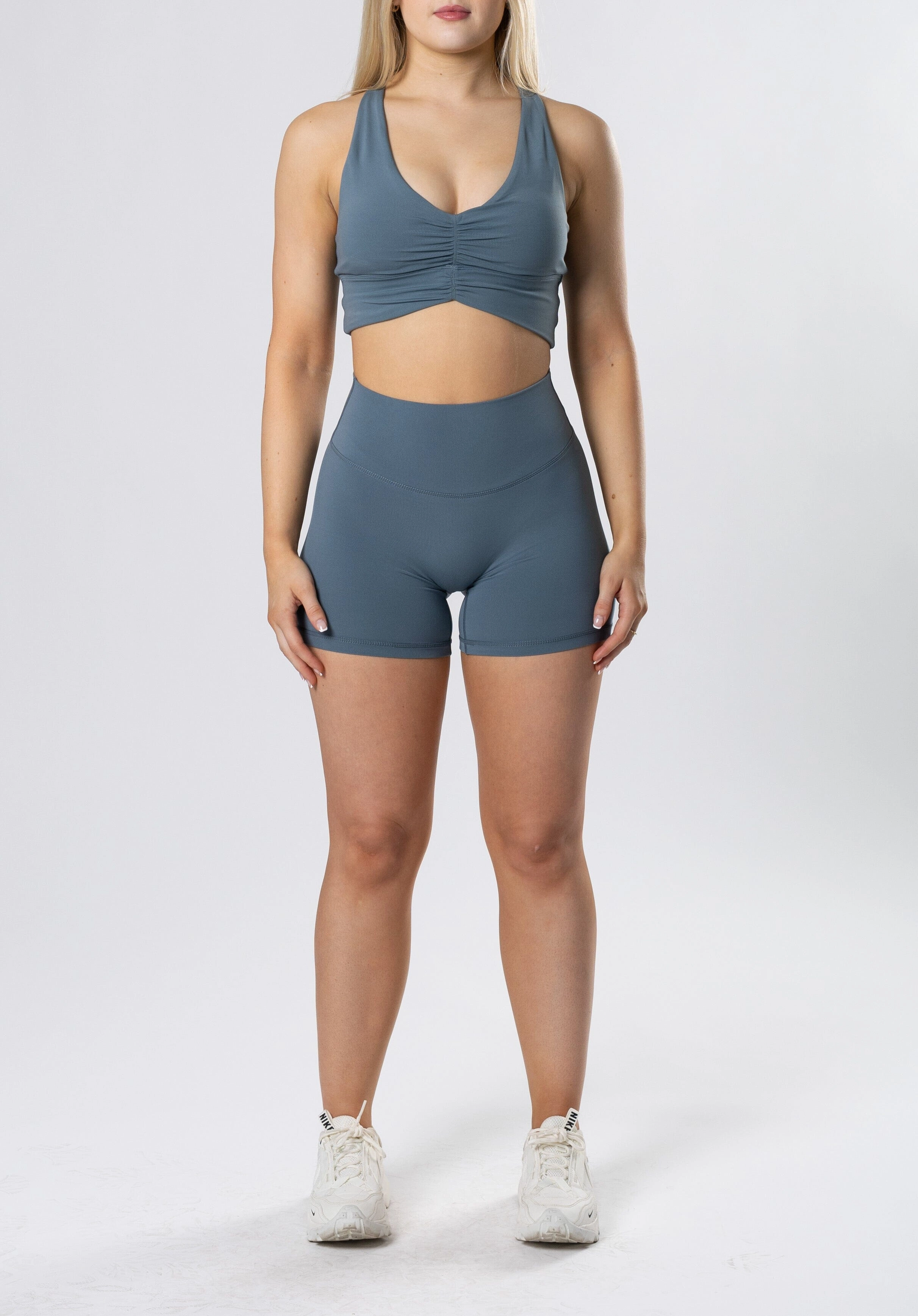 Reluna Original Sculptseam? Plus Short Slate OdorControlTech Secure Pocket Zippers