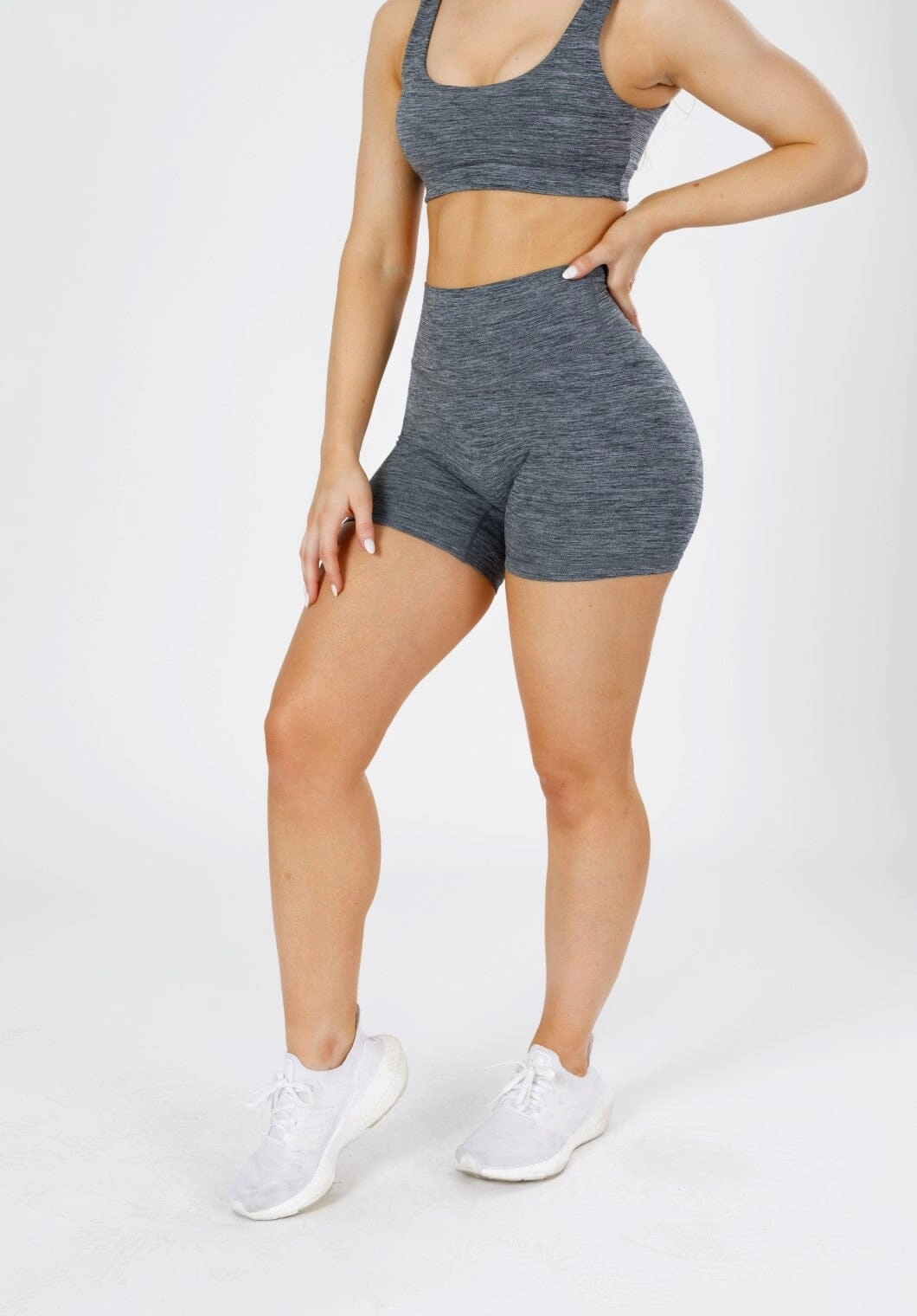 Reluna Spacedye Original Sculptseam? Short Grey Static Stretchable Waist