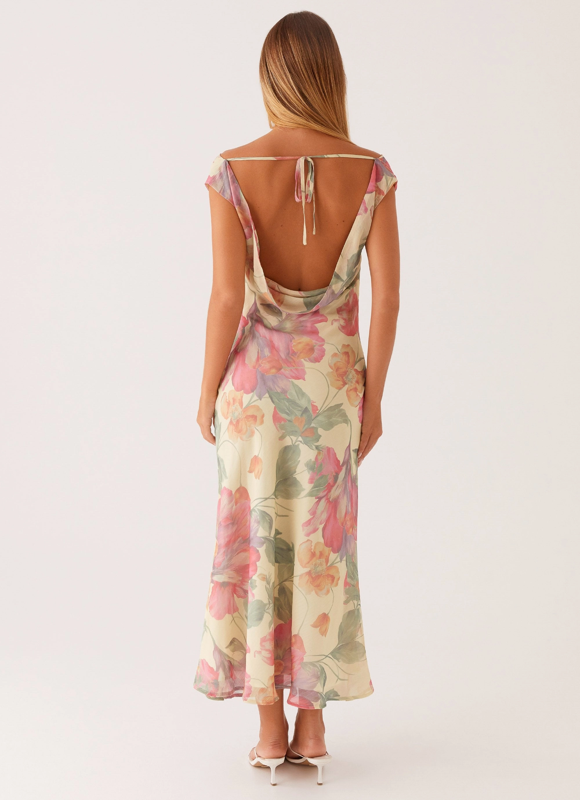 Smart Detail Role Model Maxi Dress - Yellow Peony