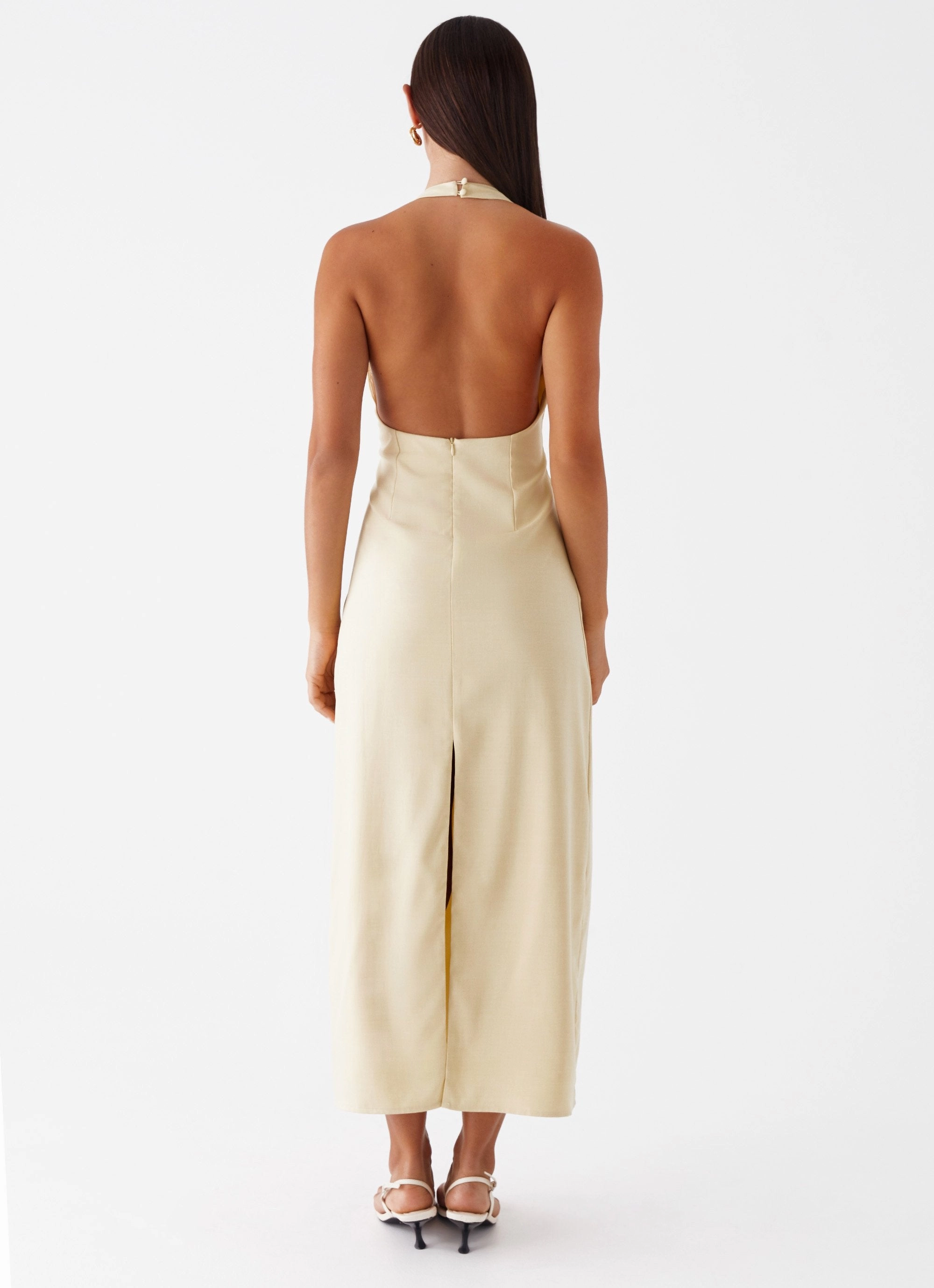 Anita Maxi Dress - Yellow Soft Comfort