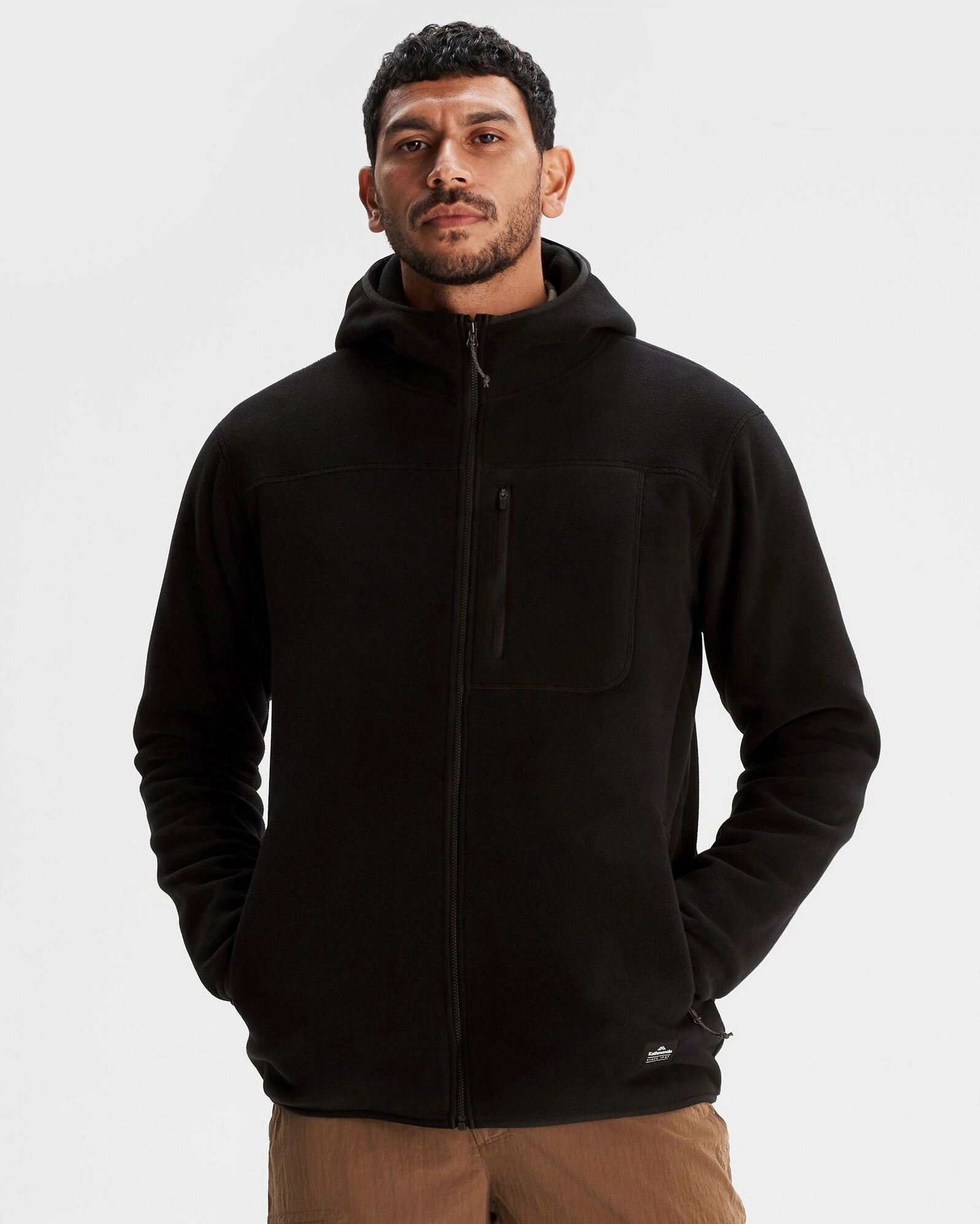 Easy Care Material Flexible Shoulder Design Ridge Retro 200 Primaloft Men's Jacket - Black