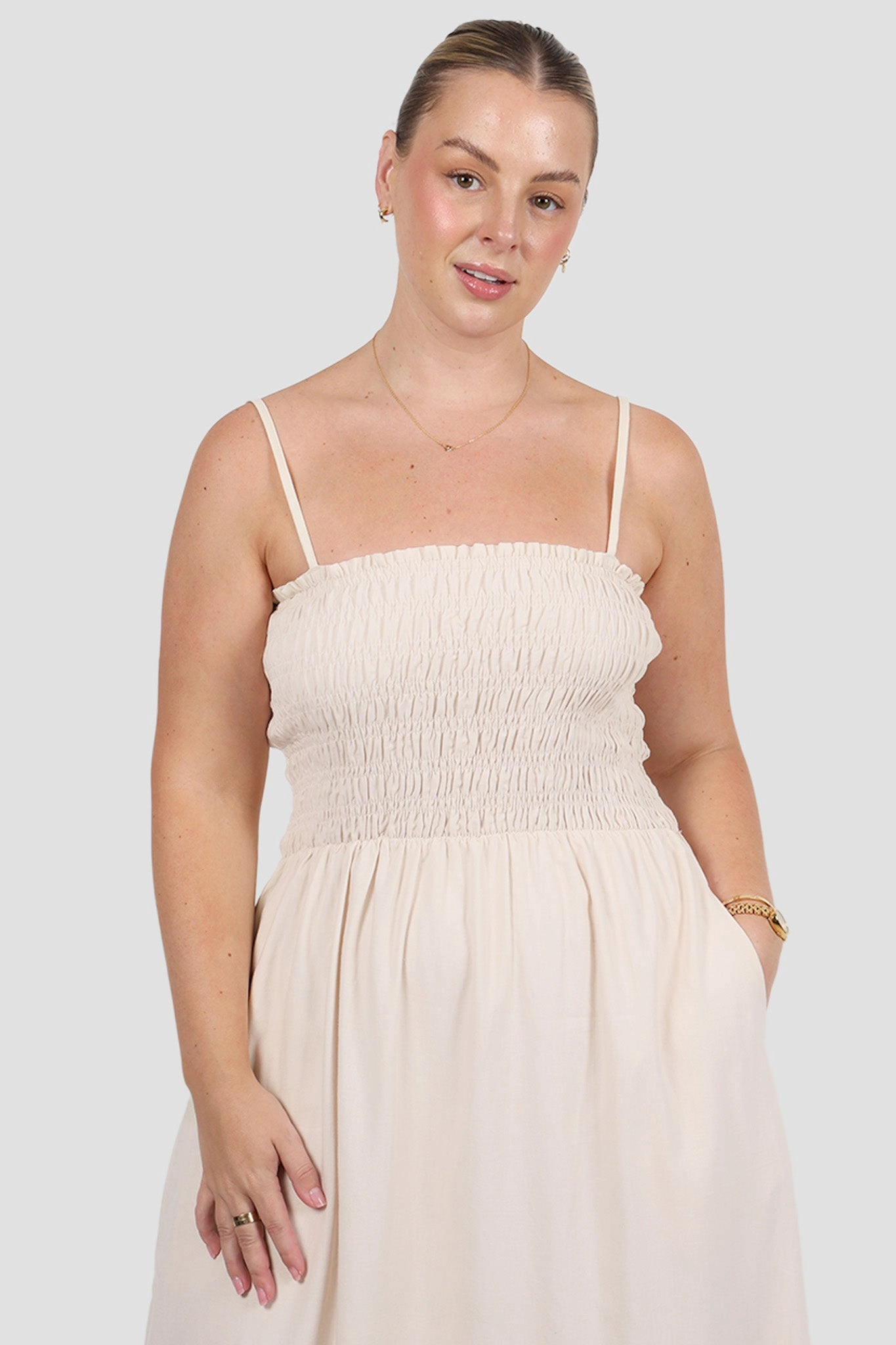 RILORA DRESS NEUTRAL Perfect Waist