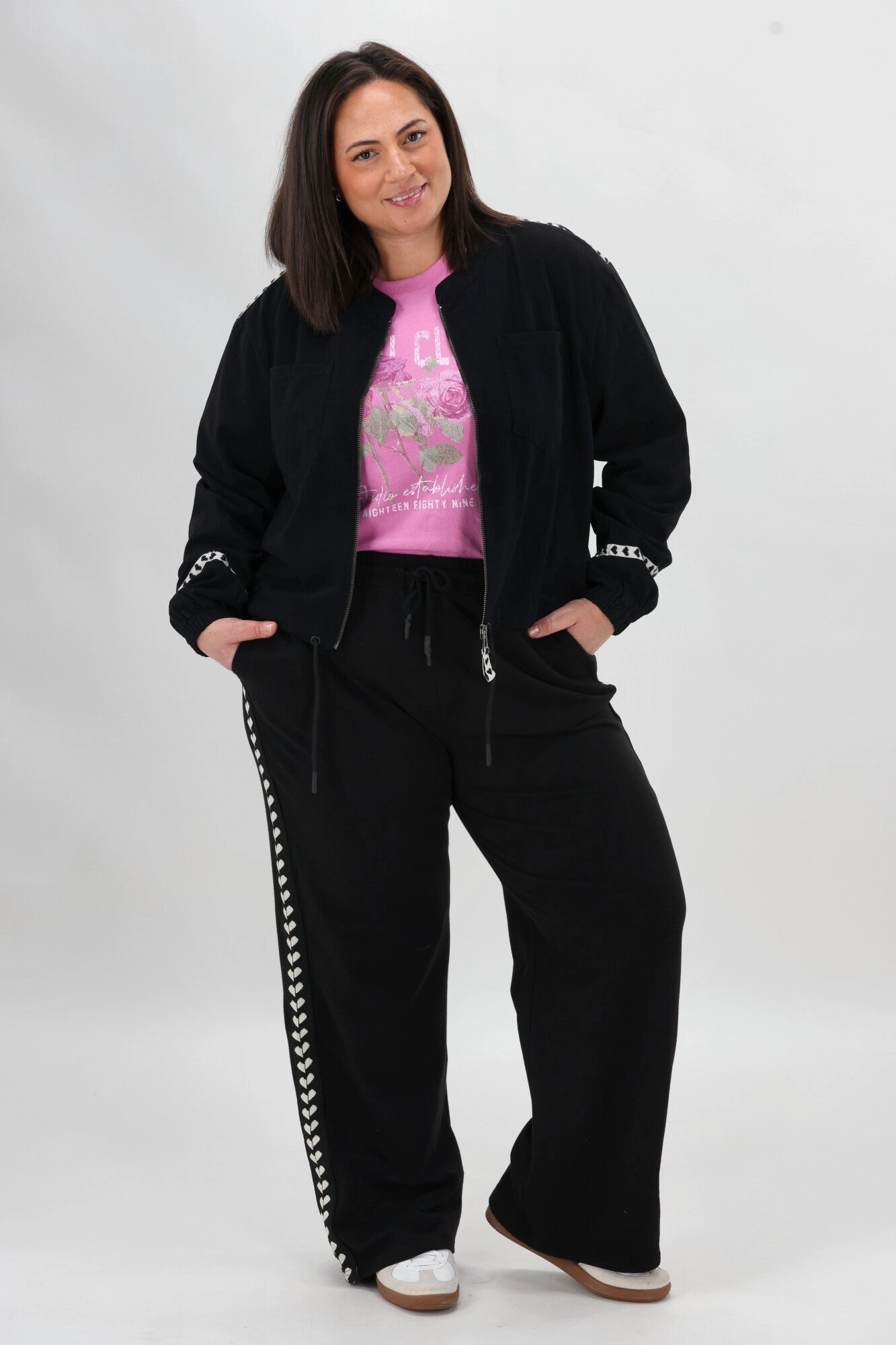 Rebel Club Love Jacket Black Anti Pilling Surface Low Bulk High Warmth