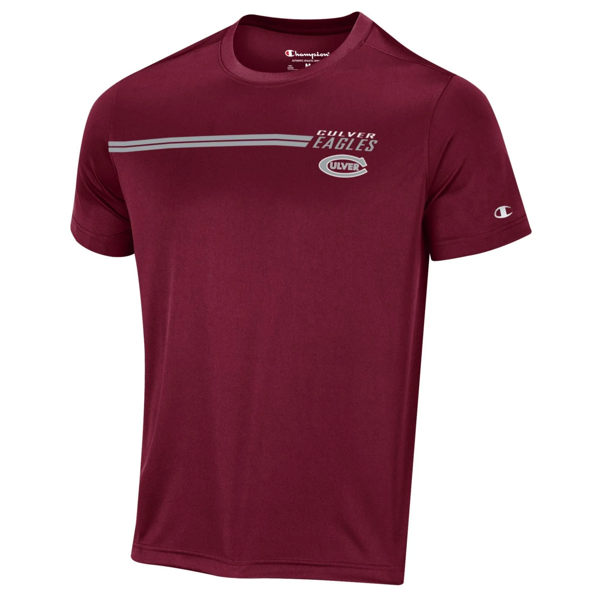 Champion Impact Tee - Maroon Holiday Outfit Style