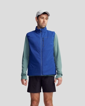 Men's Seeker Primaloft Active Vest - Bright Navy Modern Travel Look Reinforced Stress Points