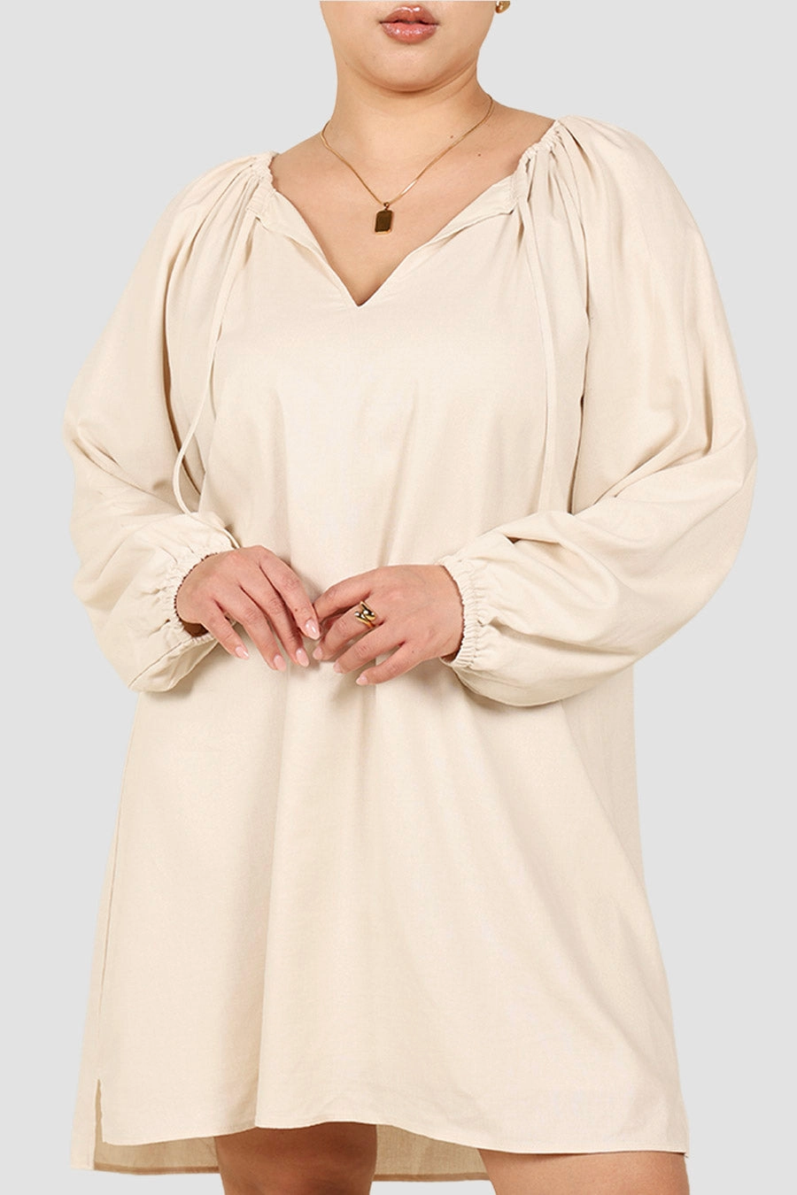 Calm Finish EADIE DRESS OAT