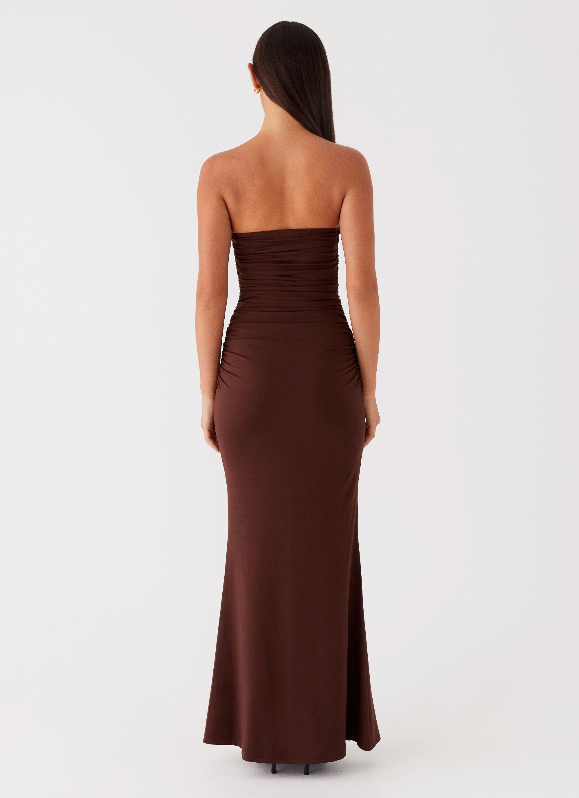 Work Vibe Rudy Maxi Dress - Brown