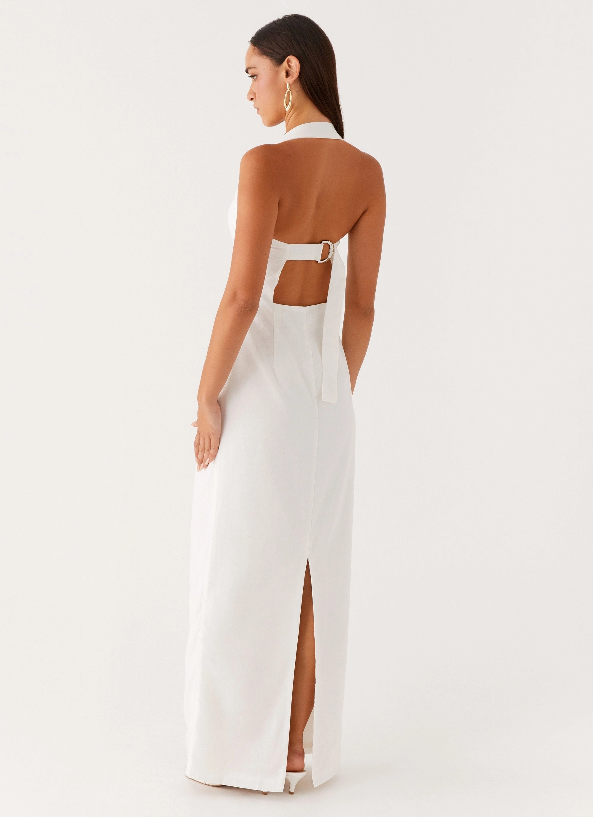 Rumour Has it Maxi Dress - White ComfortFitDesign Polished Style
