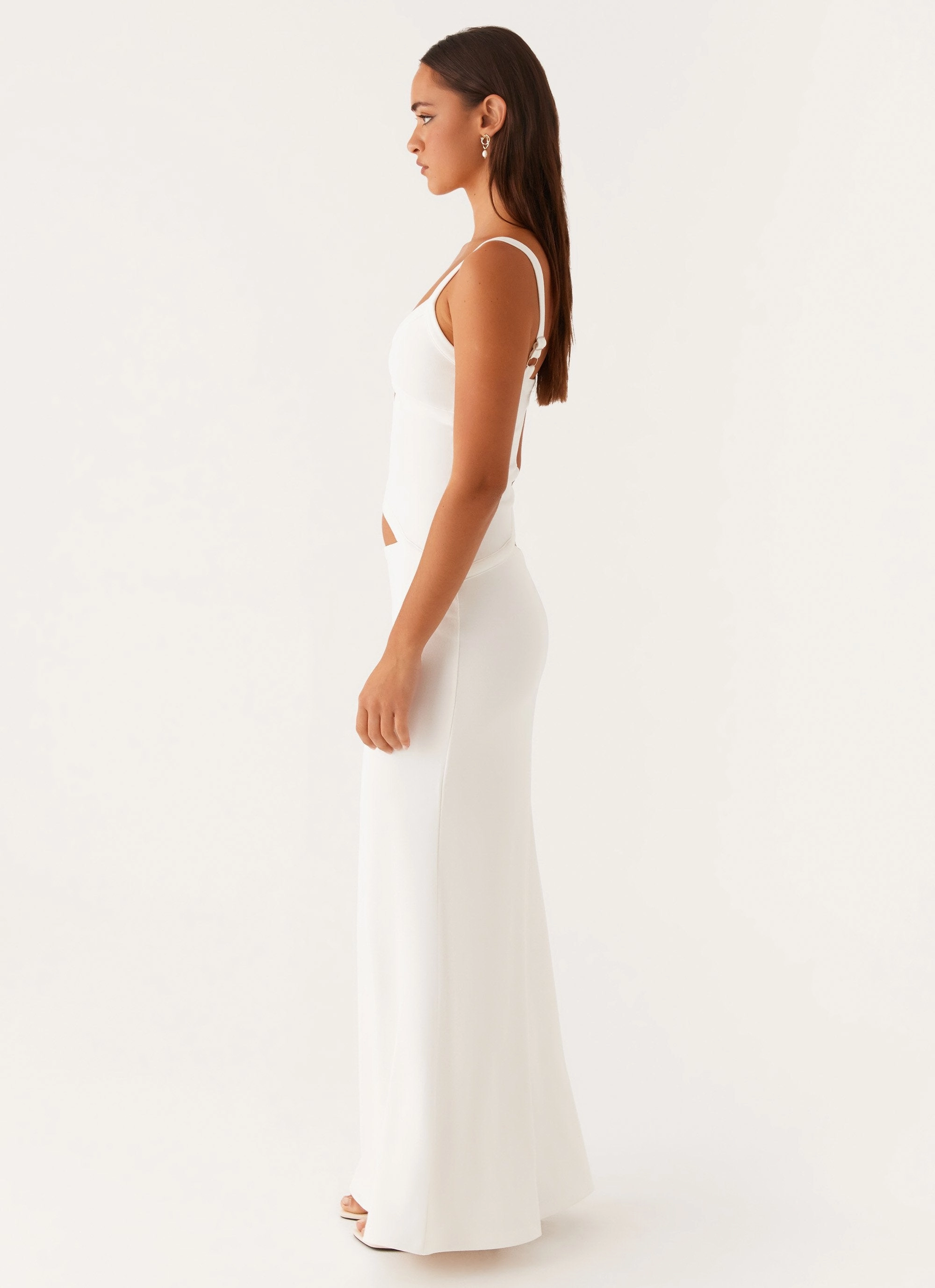 Jocelyn Maxi Dress - White Chic Comfort