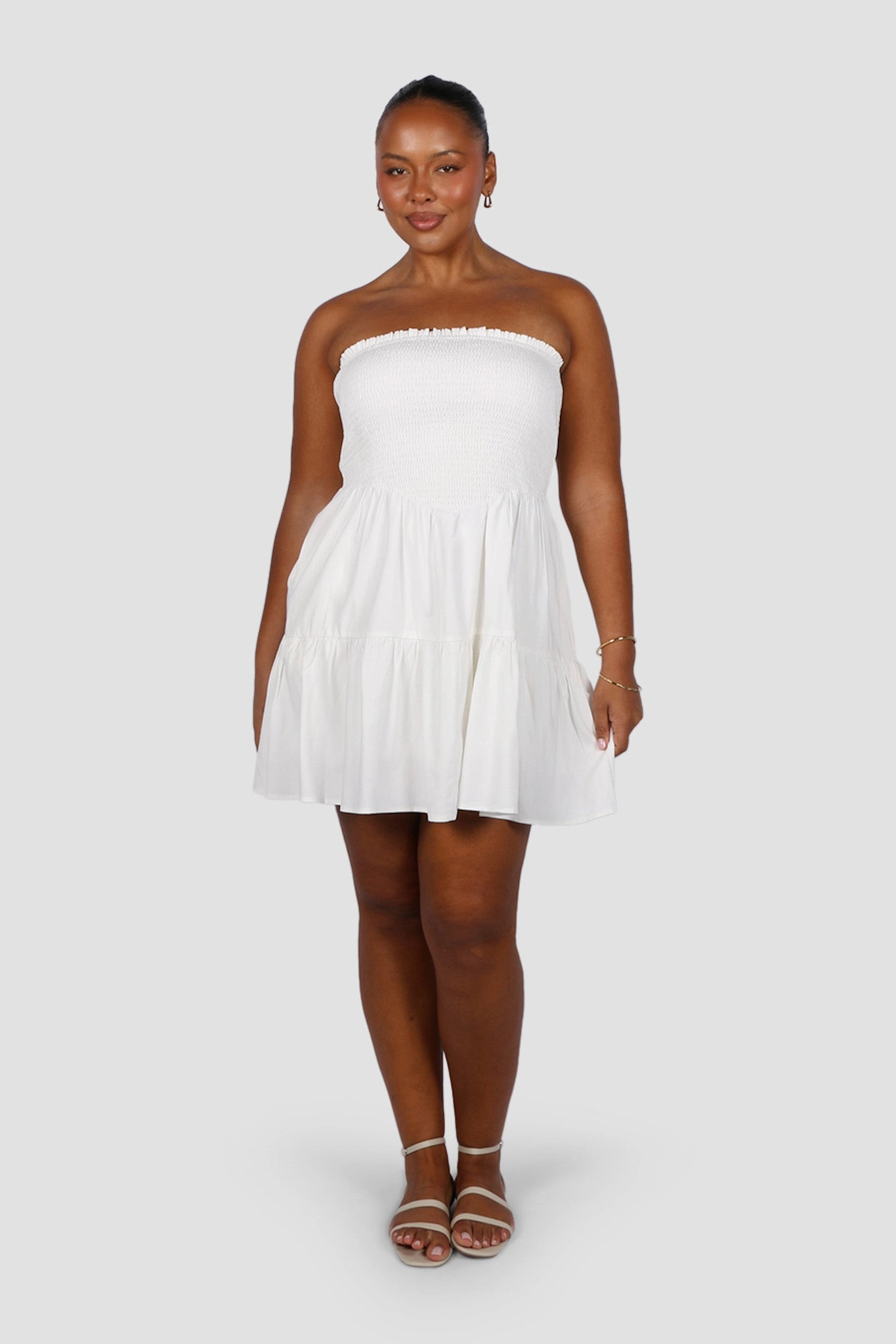 RYLIN DRESS WHITE Grace Glow