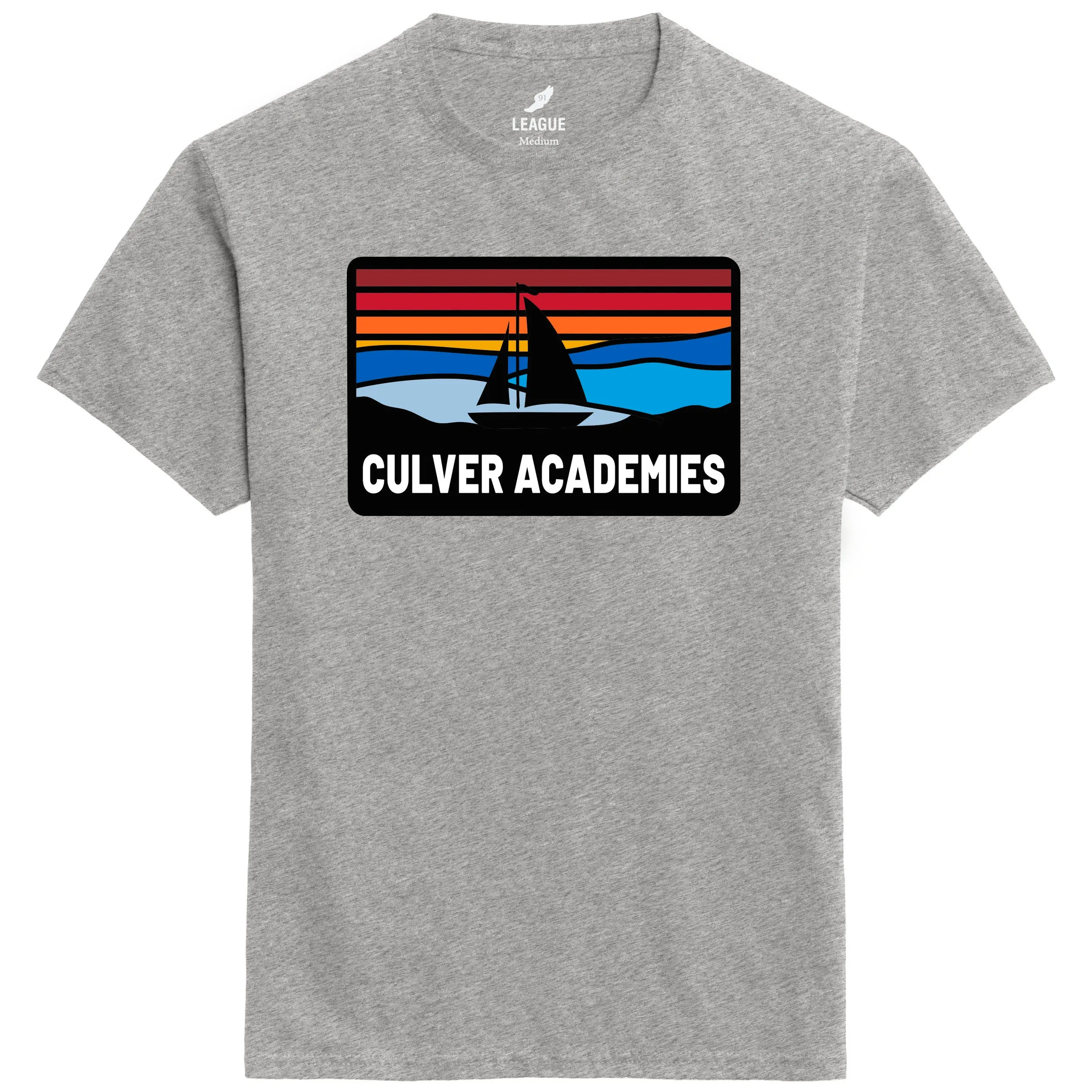 Sailing Patch EZ Short Sleeve Tee - Heather Grey Thermal Regulation Layer tall size