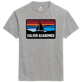 Sailing Patch EZ Short Sleeve Tee - Heather Grey Thermal Regulation Layer tall size