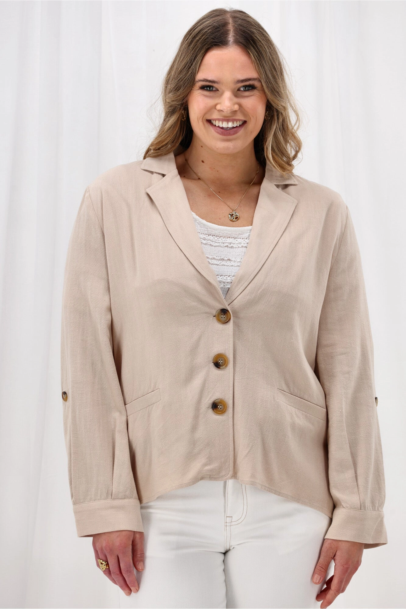 Gloss The Label Stevie Jacket Natural Weather Ready