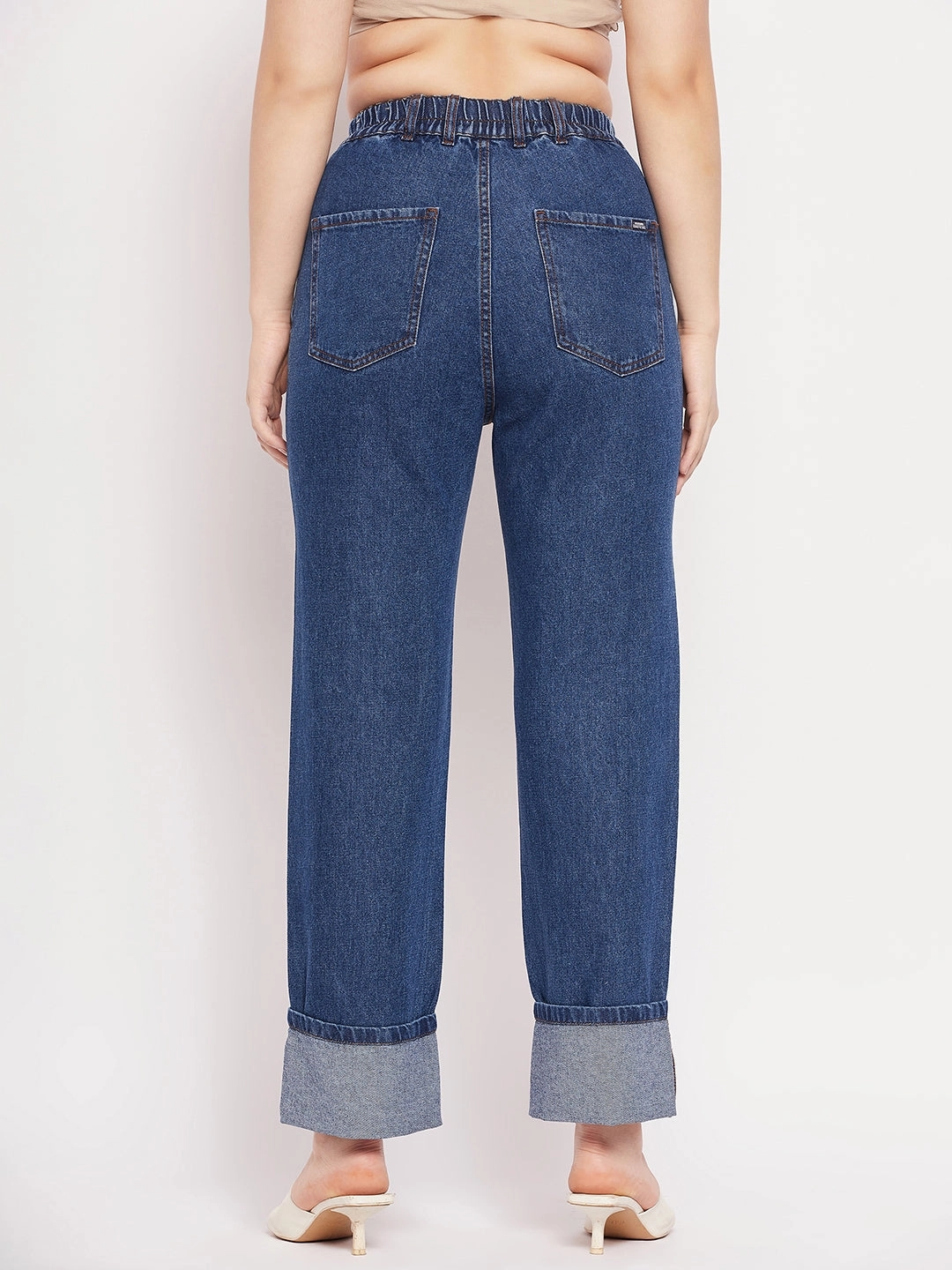 Go Out Style Garment Dyed Technique Madame Blue Denim