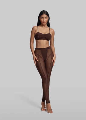 Fast Dry Semi-Sheer High-Rise Leggings