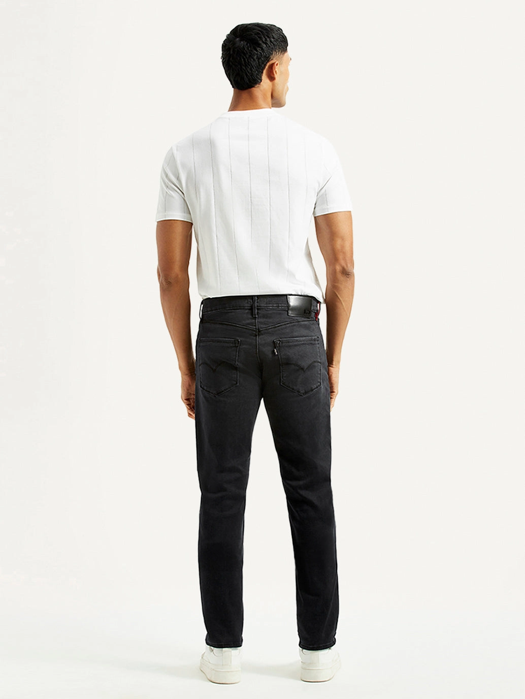 Men's Redloop 511 Charcoal Grey Slim Fit Mid Rise Jeans Relaxed Style Bold