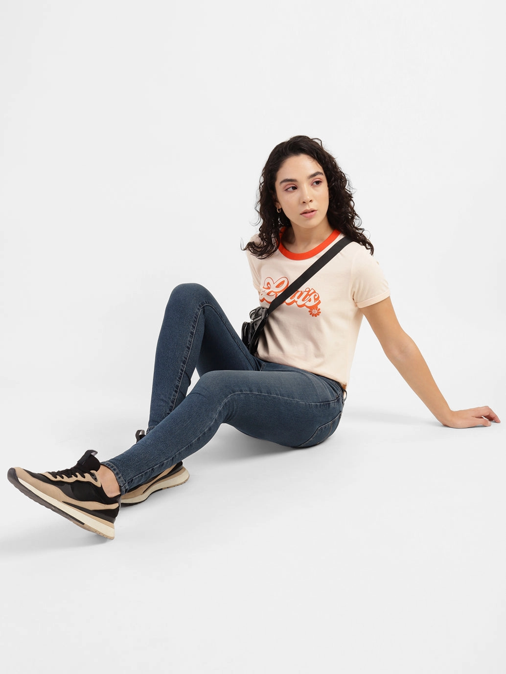 Party Look Luxury Women's 710 Blue Skinny Fit Mid Rise Jeans