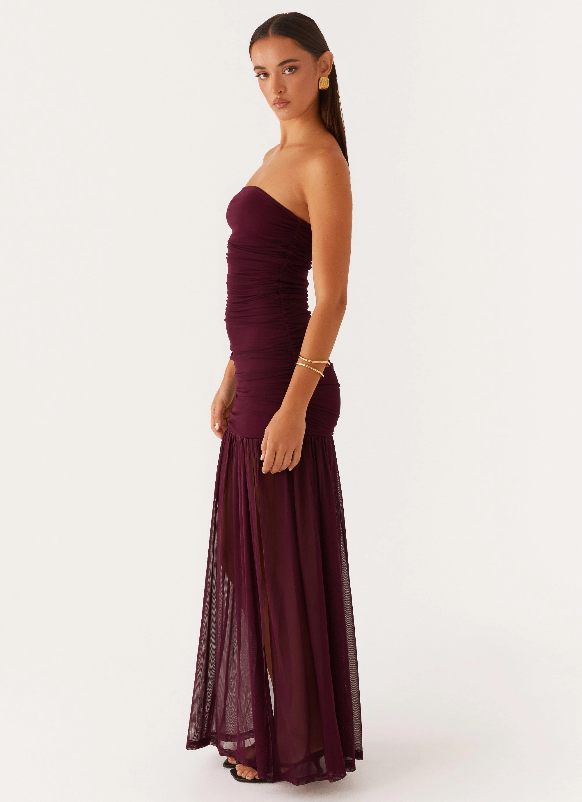 City Mood Savaya Maxi Dress - Mulberry