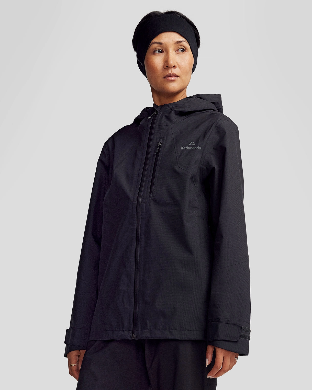 anti slip grip Detachable Layers Women??s Ridge 3L GORE-TEX Rain Jacket - Black Stingray