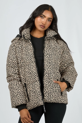 ZipperClosure Formal Use All About Eve Savannah Puffer Print