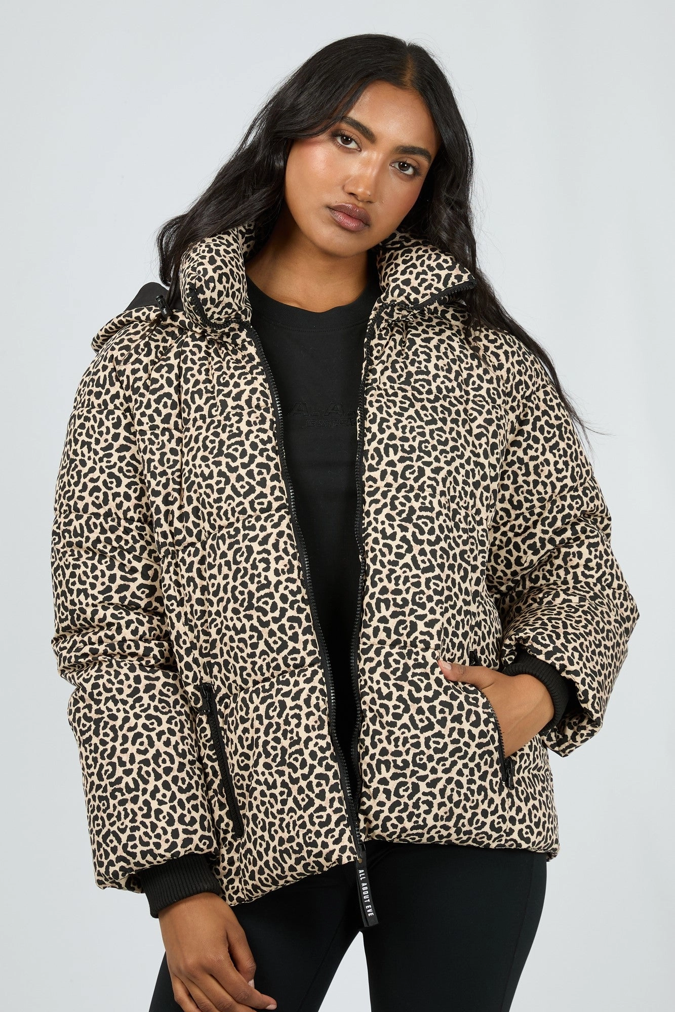ZipperClosure Formal Use All About Eve Savannah Puffer Print
