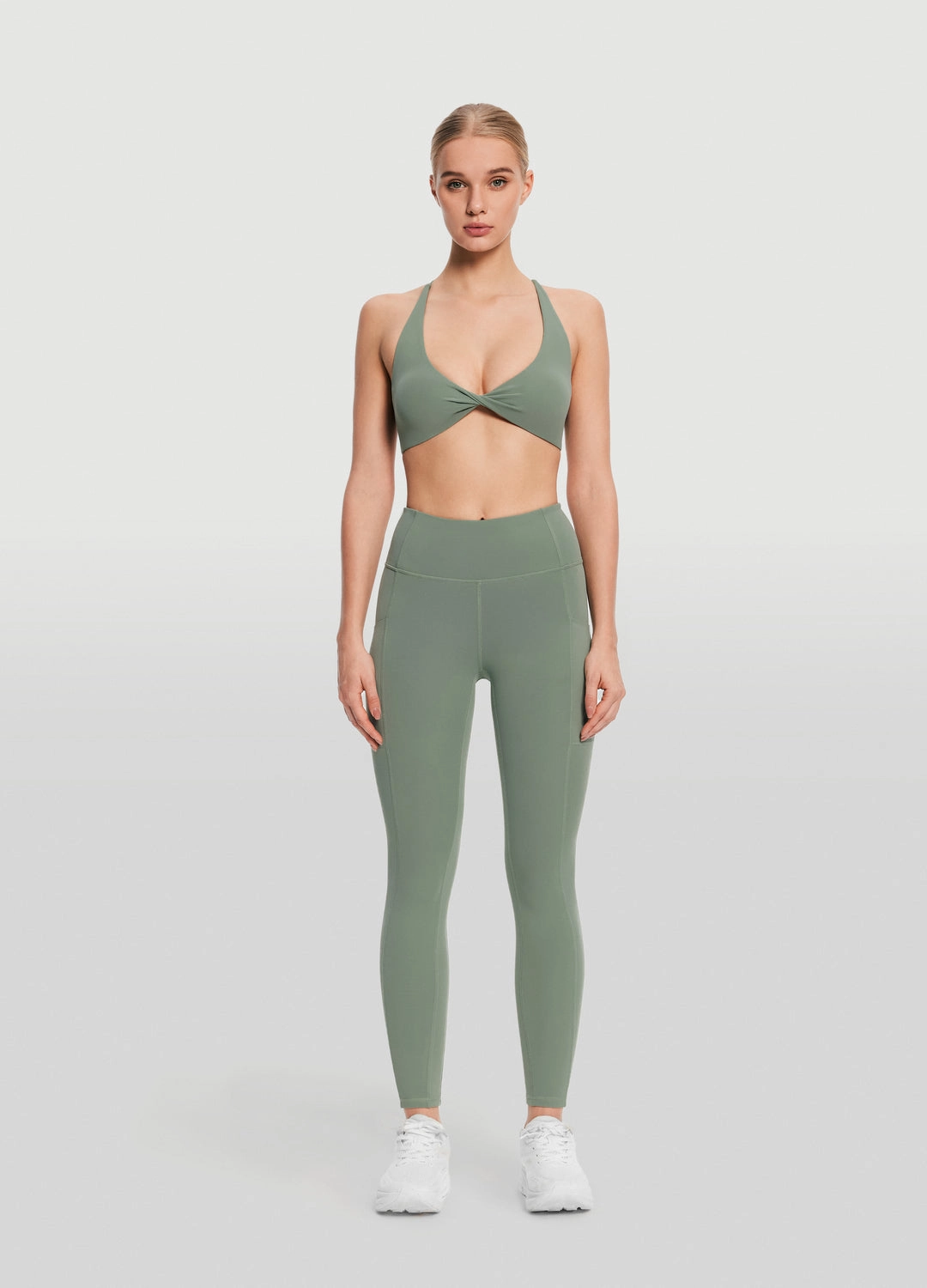 Side Pocket Leggings All Ages Double Layer Studio Essential